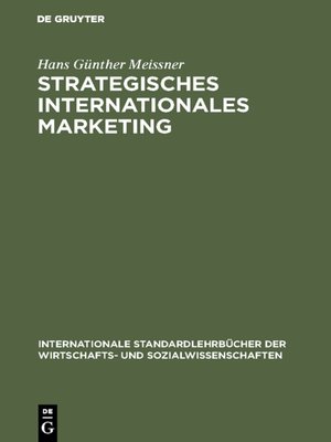 cover image of Strategisches Internationales Marketing